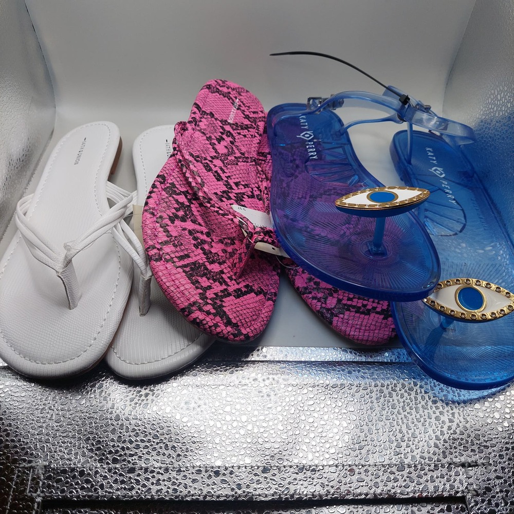 Woman's Sandals Assortment (set of 3) size 9